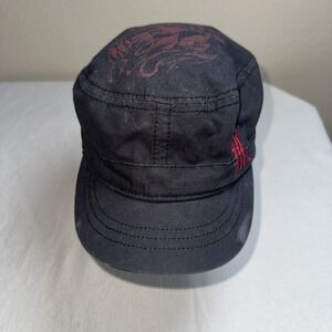 Men's OSFM Hart Luck Black Casey Hart Skeletal Reaper Graphic Baseball Cap